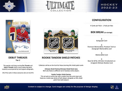 2022-23 UPPER DECK ULTIMATE COLLECTION HOCKEY HOBBY BOX