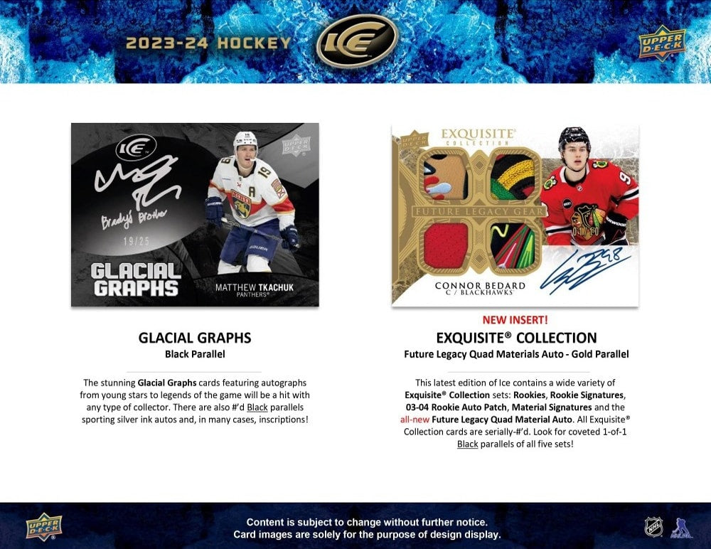 2023-24 UPPER DECK ICE HOCKEY HOBBY BOX (AVAIL. IN-STORE)