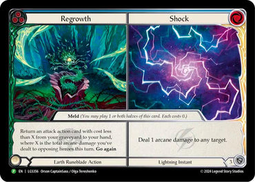 Regrowth // Shock (Cold Foil) [LGS356] (Promo)  Cold Foil