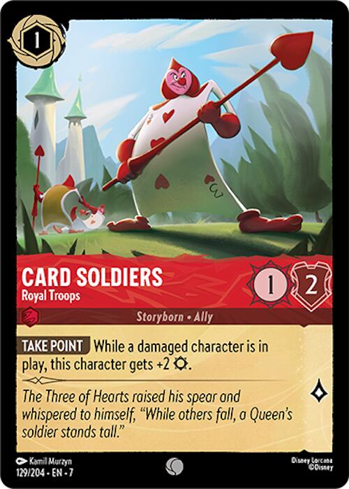 Card Soldiers - Royal Troops (129/204) [Archazia's Island]