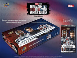 2022 UPPER DECK MARVEL STUDIOS THE FALCON AND THE WINTER SOLDIER HOBBY BOX