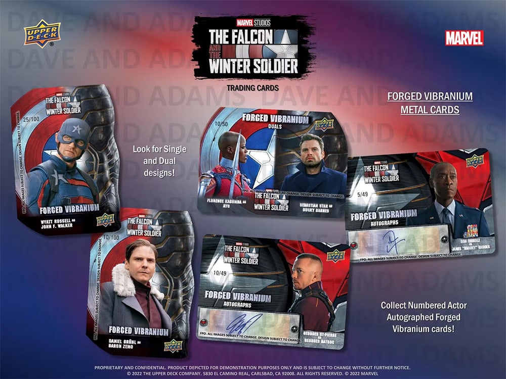 2022 UPPER DECK MARVEL STUDIOS THE FALCON AND THE WINTER SOLDIER HOBBY BOX