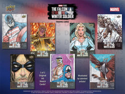 2022 UPPER DECK MARVEL STUDIOS THE FALCON AND THE WINTER SOLDIER HOBBY BOX