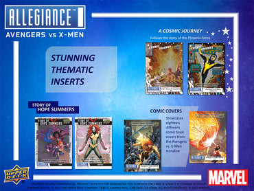 2023 UPPER DECK ALLEGIANCE AVENGERS VS X-MEN HOBBY BOX