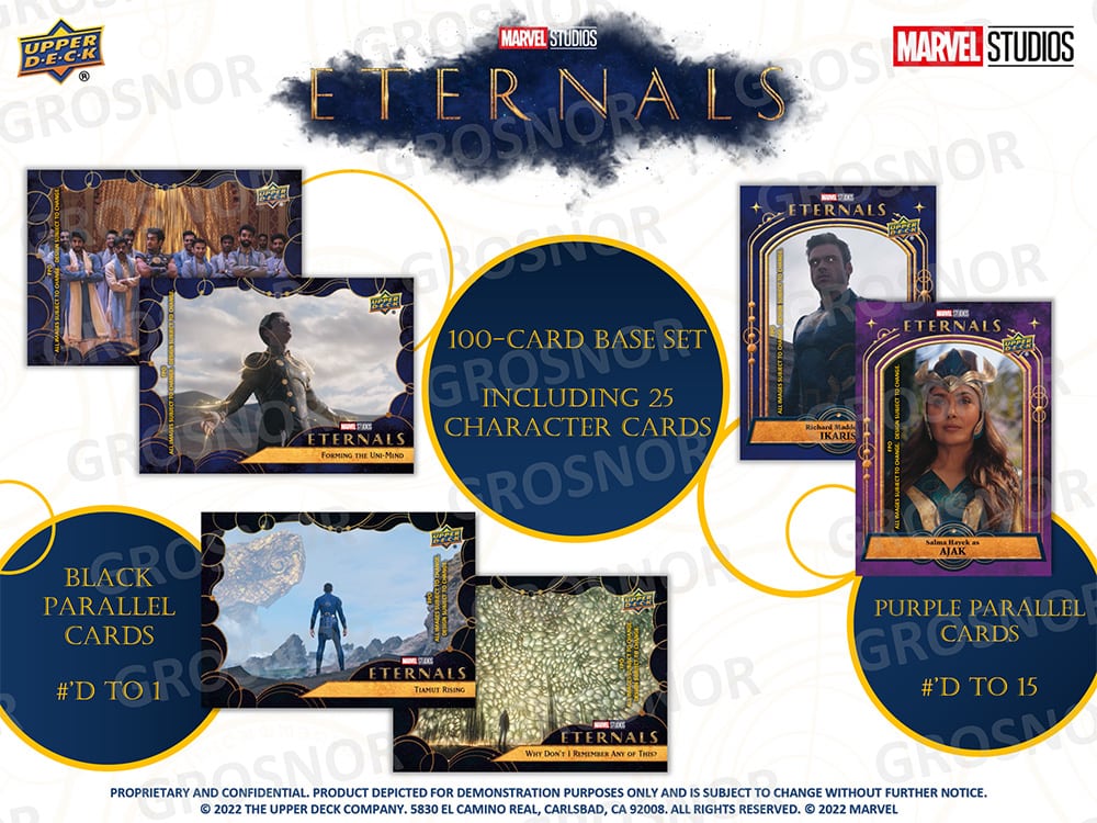 2022 UPPER DECK MARVEL STUDIOS ETERNALS HOBBY BOX