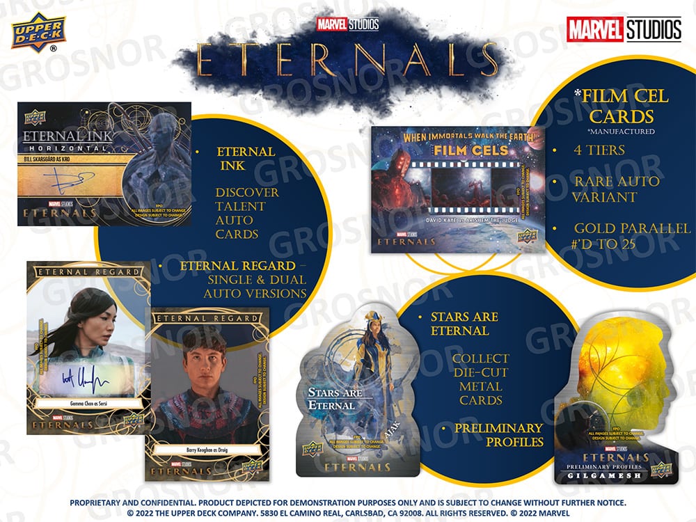 2022 UPPER DECK MARVEL STUDIOS ETERNALS HOBBY BOX