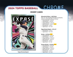 2024 TOPPS CHROME BASEBALL HOBBY BOX