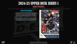 2024-25 Upper Deck Series 1 Hobby Box  (Available Instore)