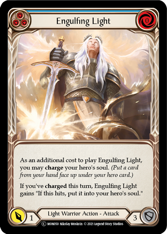 Engulfing Light (Blue) [U-MON050-RF] (Monarch Unlimited)  Unlimited Rainbow Foil