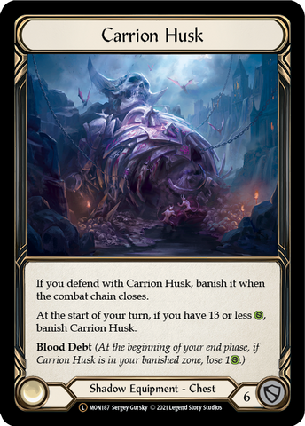 Carrion Husk [U-MON187-RF] (Monarch Unlimited)  Unlimited Rainbow Foil