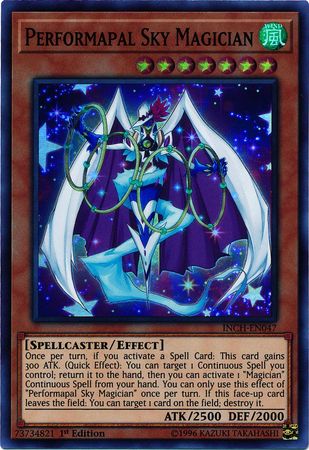 Performapal Sky Magician [INCH-EN047] Super Rare